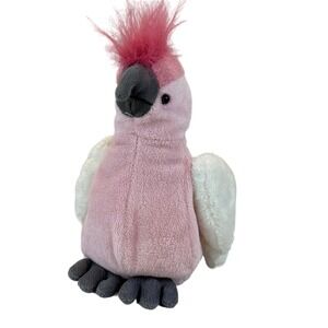 GANZ Webkinz Pink Cockatoo 10" Stuffed Animal Toy No Code